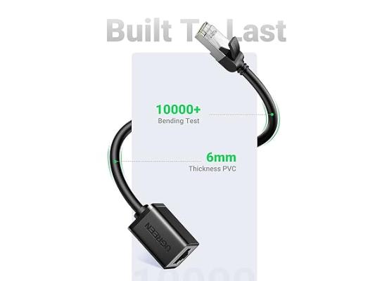 UGREEN CAT6 F/UTP ETHERNET RJ45 EXTENSION MALE/FEMALE 5M